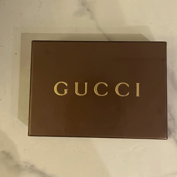 Gucci hard holder. Limited edition. Brown and gold. In original packaging - Picture 2 of 5